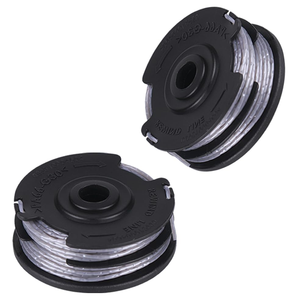 Dgwangge Ws-Bos-2C-2 2Pcs Replacement Strimmer Line Spool, Compatible With Bosch Advanced Grasscut 36, Art 30-36 Li, Art 24/24+, Art 27/27+, Art 30/30+ – Double Autofeed Nylon Spool