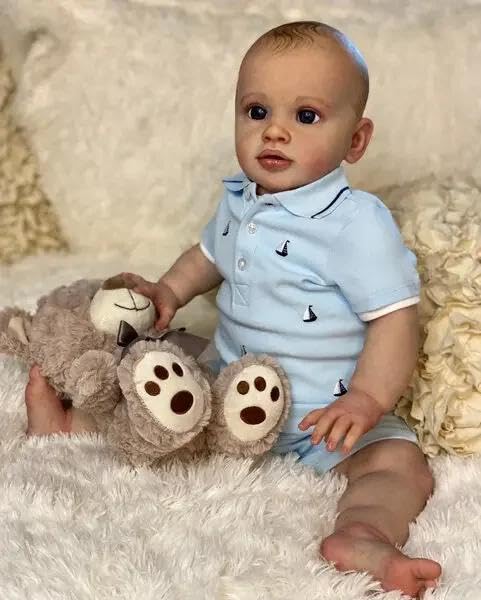 RXDOLL Large Size Reborn Toddler Dolls Boy 26 Inch Realistic Reborn Baby Dolls Soft Cloth Body Lifelike Toddler Doll Can Standing Looking Real Life Baby Doll for Kids 3+ โ image 1