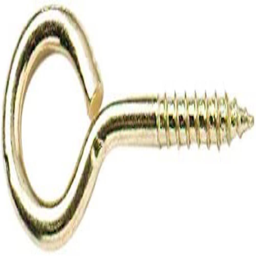 Merriway Brass Bh03574 (12 Pcs) Eb Steel Screw-In Eye, 55Mm (2.1/8 Inch) Plated - Pack Of 12 Pieces