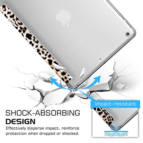 Image of DuraSafe Cases for iPad 8.3 Inch Mini 6th Gen [ Mini 6 2021 ] A2567 A2568 A2569 MK7M3HN /A MLWL3HN /A MK7R3HN /A MK7P3HN /A MLWR3HN /A MK7X3HN /A MK7V3HN /A MK893HN /A MK8E3HN /A Printed Flip Cover- Leopard