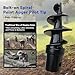 EVYLNORRS Auger Replacement Tip Bolt-on Spiral Point Auger Pilot Tip for Heavy-Duty augers
