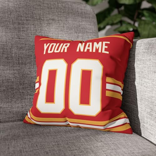Image of ANTKING Throw Pillow 2 Packs Personalized Custom Any Name Number for Men Women Boy Gifts