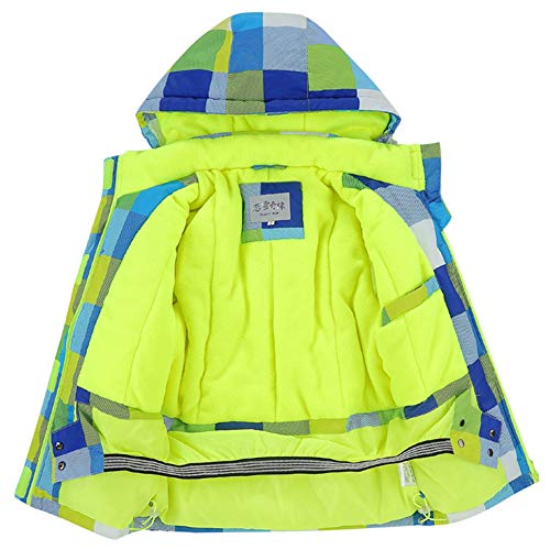 Image of Girls /Boys Snowsuits Hooded Insulated Windproof Winer Coats Ski Jacket Snow Pants Set