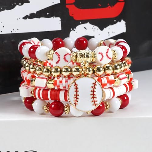 Valentine's Day Bracelets for Women St.Patrick’s Day Bracelets USA Flag Bracelet Rainbow Easter Mardi Gras Heishi Beaded Bracelets3