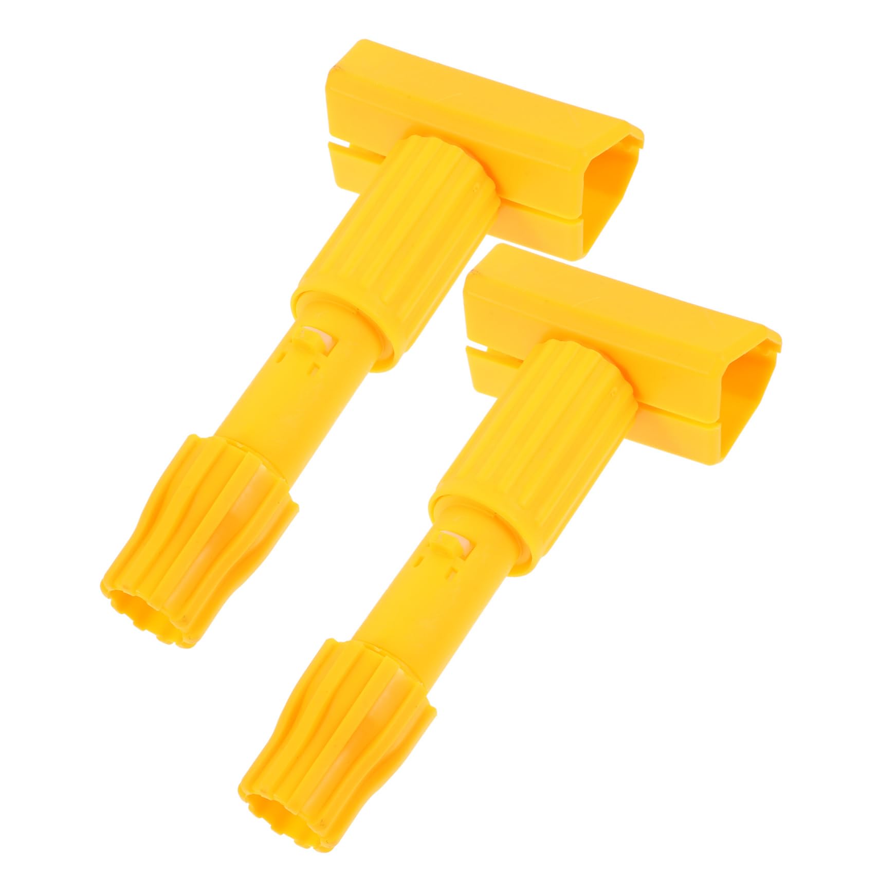 minkissy 10 STK Mop-Clip abziehbar waschbare tatsächl Moppkopf Befestigung Aufnahme Gelb Kunststoffklammern für Mopp Moppkopfklemmen Kommerziell Wischmop Wachsmopp Futter Tigerclip Plastik