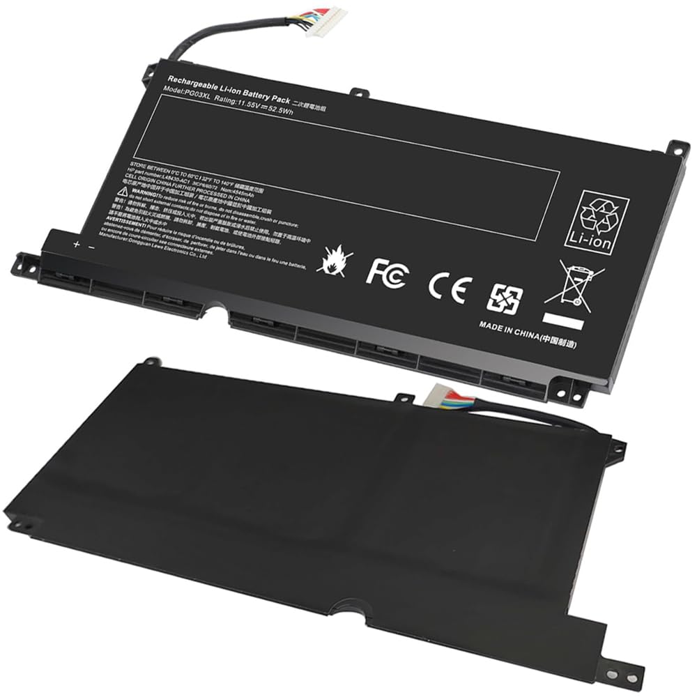 PG03XL11.55V 52.5Wh 4545MAh Laptop Replacement Battery Compatible with HP Pavilion Gaming 15-DK 15T-DK 15-EC Series