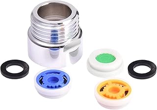 Shower Flow Reducer Limiter Set Universal Shower Flow Regulator 1/2 Inch Thread Size Water Saving Shower Adapter for Water Flow Control
