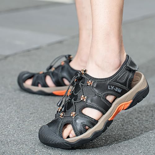 Men's Breathable Summer Sandals Comfortable Outdoor Walking Shoes Lightweight Sporty Beach Footwear for Travel3