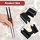 10 Stück Essstäbchen Hilfe aus Kunststoff, Stäbchen Hilfer Wiederverwendbare Essstäbchen Verwenden Trainer, Training Essstäbchen für Anfänger, Kinder, Erwachsene