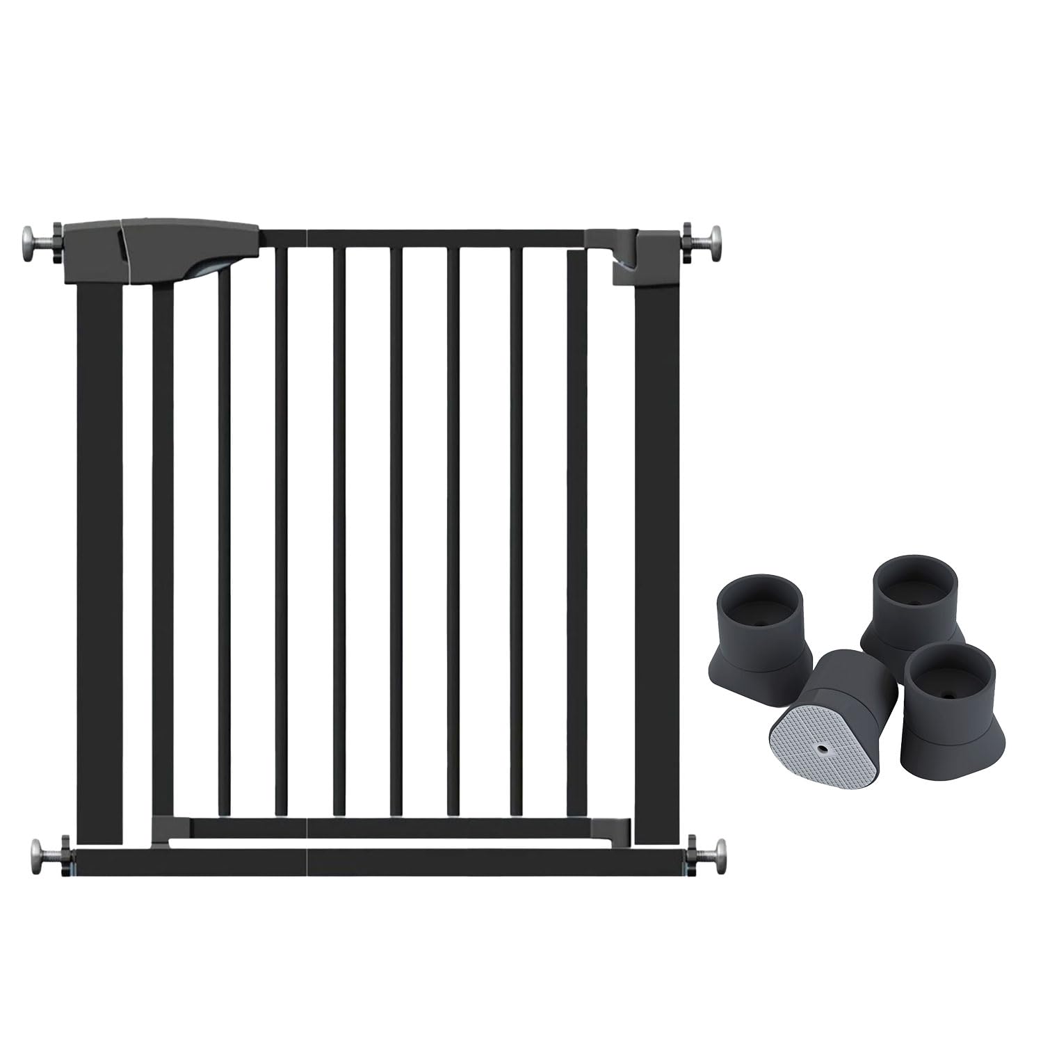 Amazon.co.jp: LINXAS ベビーゲート ブラック 黒い(本体Lサイズ（75cm