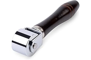 Mnuizu 26mm Leather Rougher Rolling Tool for Leathercraft