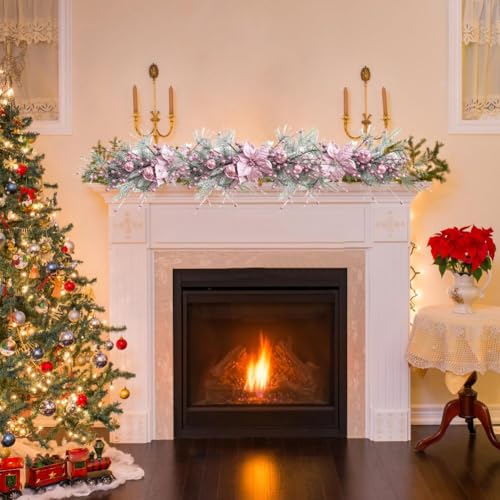 Weihnachtskranz und Halbringkranz, Weihnachtskranz mit Kugeln,...