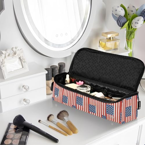 Bolsa de Viaje para Herramientas de Cabello y Tapete Resistente al Calor Impermeable Organizador Portátil para Planchas, Rizadoras y Secador de Pelo miniatura 7