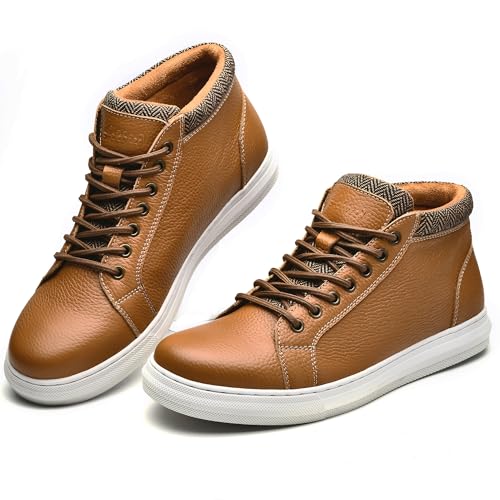Image of Arkbird Mens Leather Sneaker Fashion Classic Casual Chukka Ankle Boots for Men