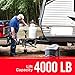 Bulldog Cases 500200 Powered Trailer Jack, A-Frame, 4,000 lbs. Lift Capacity, Bolt-On, 22 Inch Travel