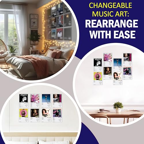 Image of Wonder Hub Miley Wall Posters 8x12 inch (A4 Size) Included Self Adhesive on Back Wall Decor Posters Wall Art For Bedroom, Living room, Office, Dining Room