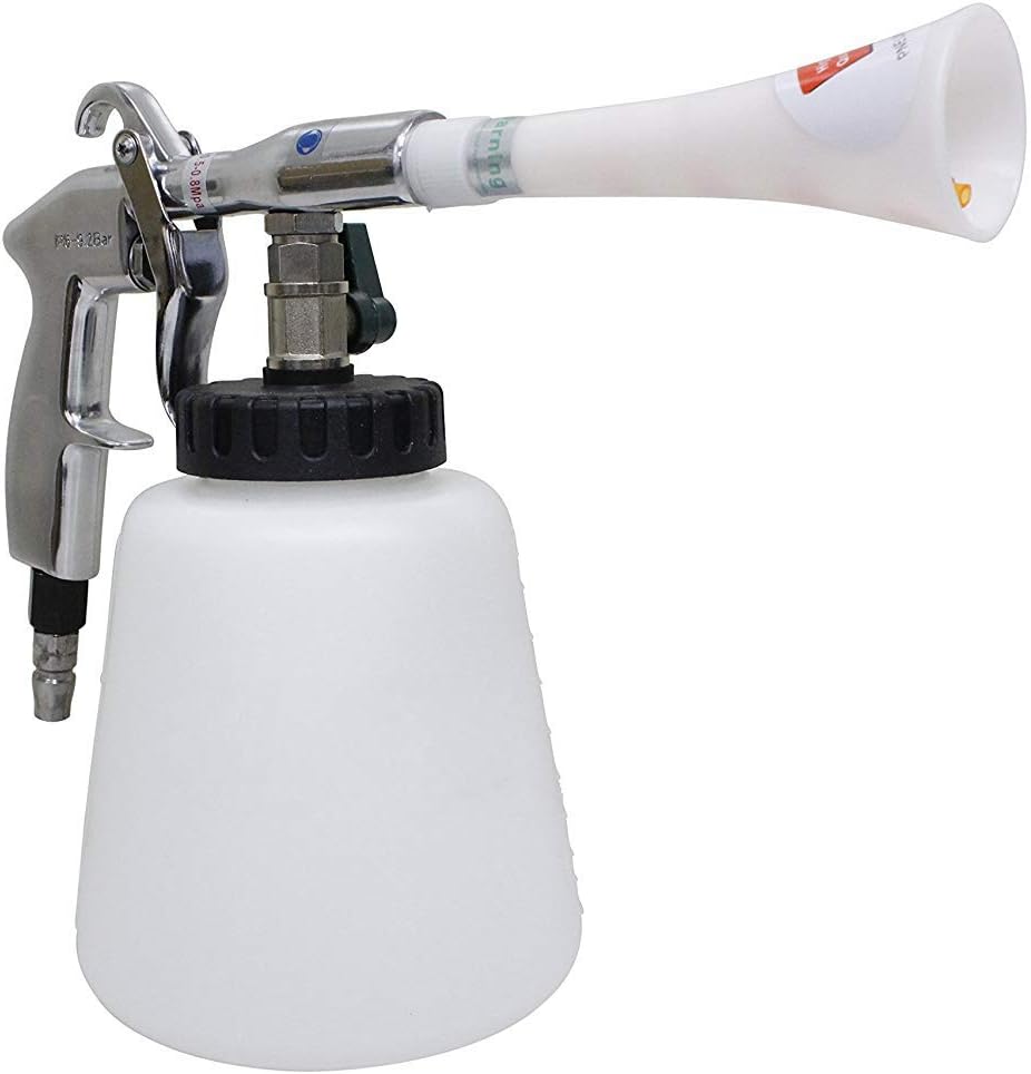 Yosoo エア エンジン ガンクリーニング パルスエアーガン 業務用 トルネーダーガン 車内洗浄 洗浄ツール ブラシ付き