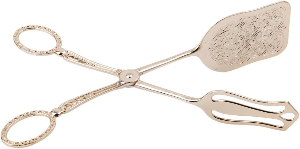 Yinew Vintage Retro Food BBQ Salad Toast Tongs Cake Pastry Tea Clip Clamp Kitchen Tool,1#