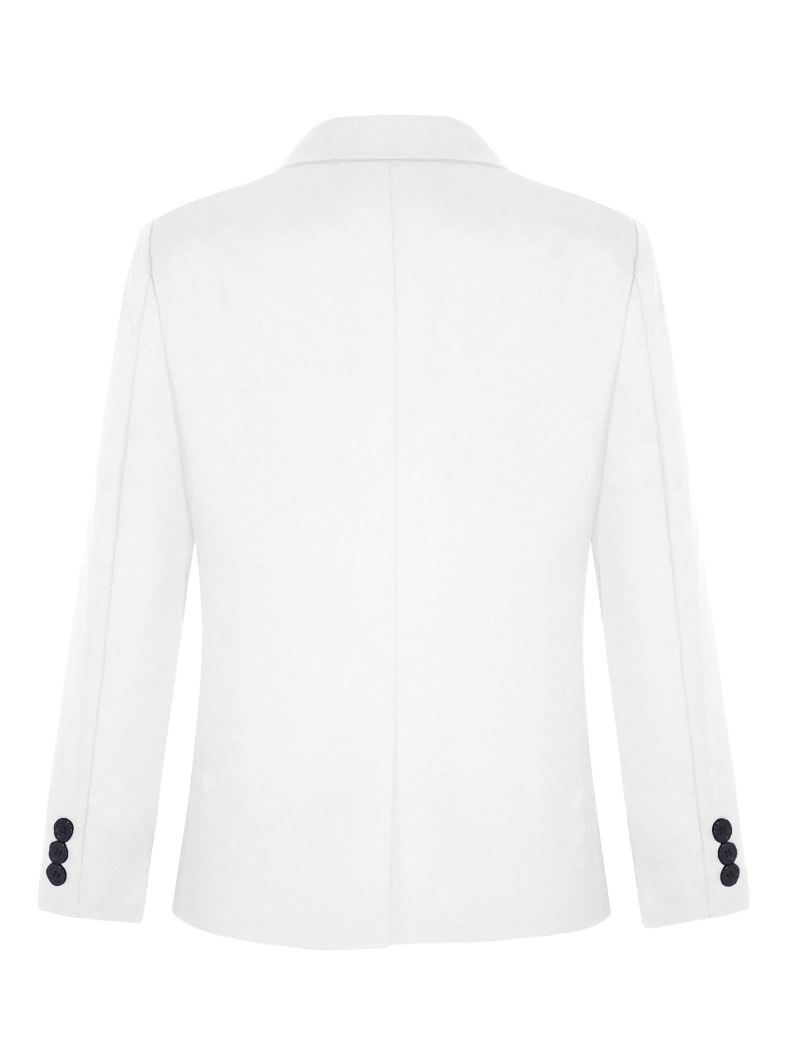 Costume pour Garçons Veste Classique Boutons Costume Veste Blazer Coupe Régulière Fête Mariage Veste Manteau