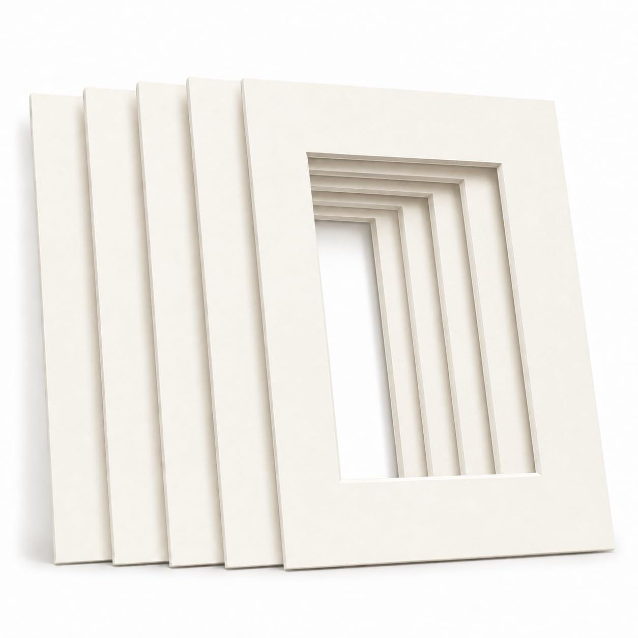 Antique White Picture Mount 30x40cm fits 20x30cm (5 Pack )