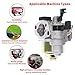 GX160 GX200 Carburetor for Honda GX120 GX140 GX160 GX168 GX200, 5.5HP 6.5HP 16100-ZH8-W61 Carb, Compatible with Go Karts, Pressure Washers, Water Pumps