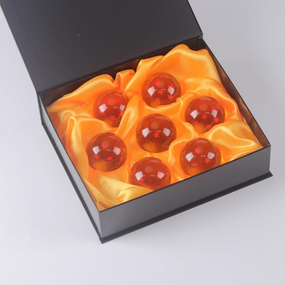 クリスタルドラゴンボールスペシャルセット(ドラゴンボール: 7 / 神龍: 1) Amazon.co.jp: ドラゴンボール 7点セット 玉 龍球 樹脂ガラス