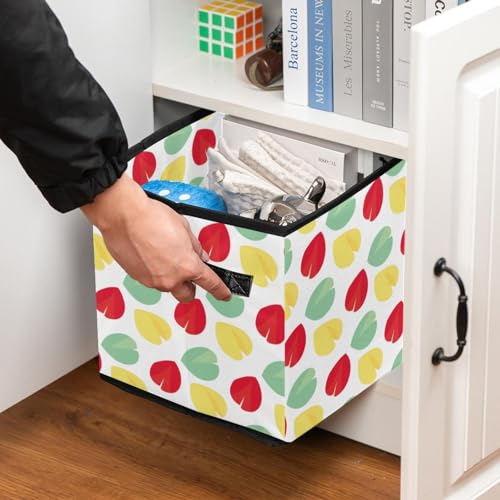 Boîte de rangement pliable avec poignées pour optimiser vos placards