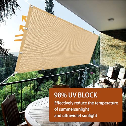 Toile rectangulaire respirante 2x4m pour une protection solaire