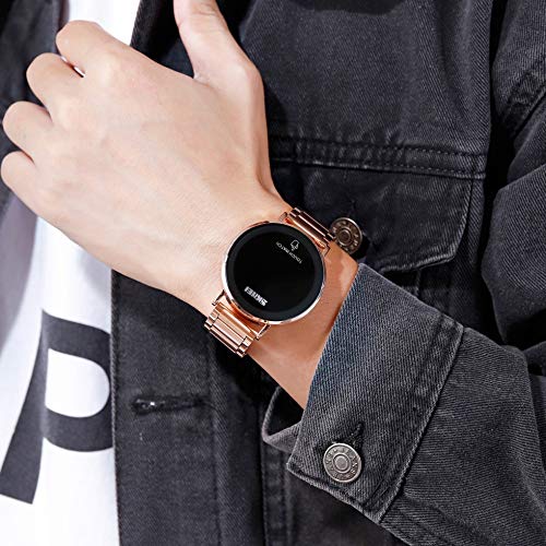 Gosasa Touch Screen Digital LED Waterproof Men Womens Sport Casual Stainless Steel Wrist Watch2