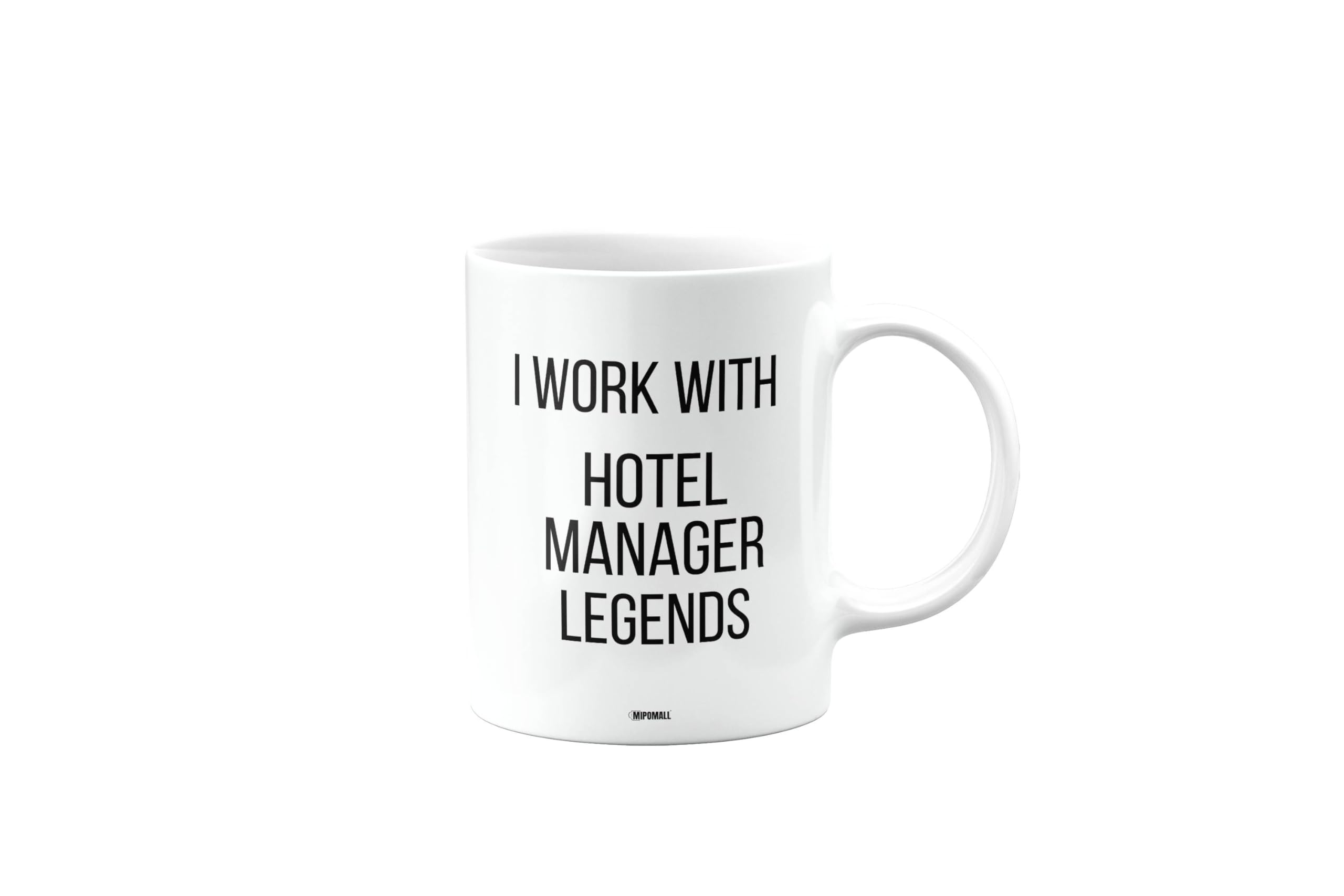 MIPOMALL Funny Work Mug for Hotel Manager, I Work with Absolute Legends Mug, for Colleague, Boss, Friend, Manager, Secret Santa Gifts, Presents for Christmas, mm-CA_164_60