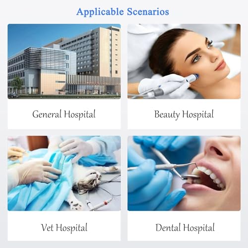 Rotación 360° en lámpara quirúrgica dental con diseño flexible de 5W 7