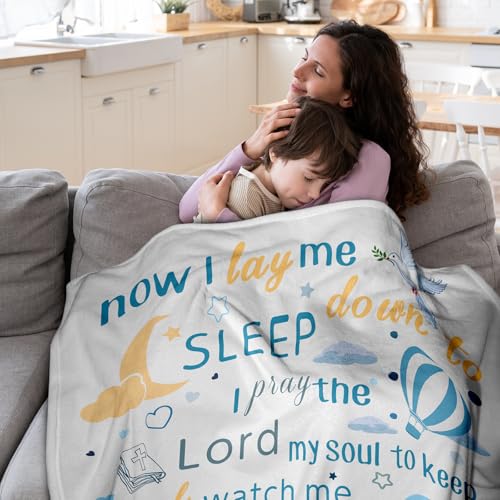 Image of First Communion Gifts Babys Blanket, Baptism Gifts for Girls Boys, Baby Blanket Gifts for Grandkids Daughter Son, Confirmation Religious Christian Soft Throw Blankets50 X60