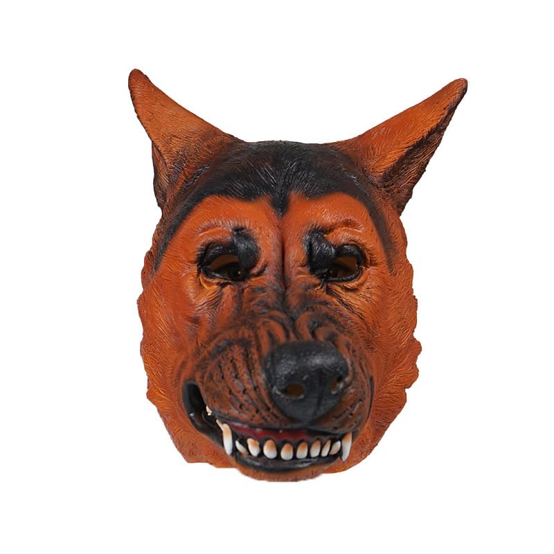 Mr.Fashion Creative parody of God beast latex mask - sand sculpture online celebrity live props - Halloween animal head cover (De Mu)