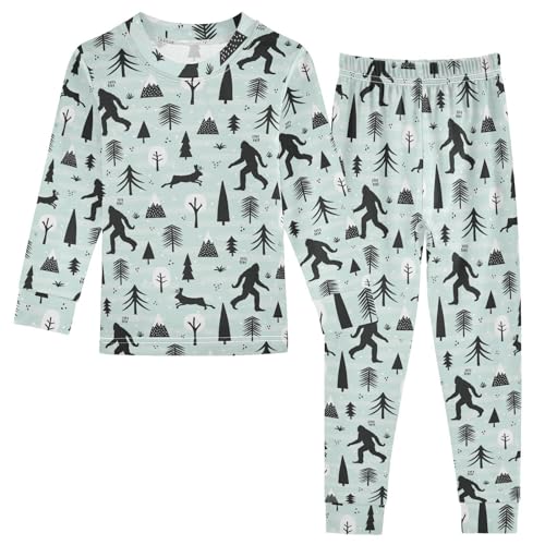 Doughnut Pajamas Long Sleeve Sleepwear 2-Piece Pajama Set2