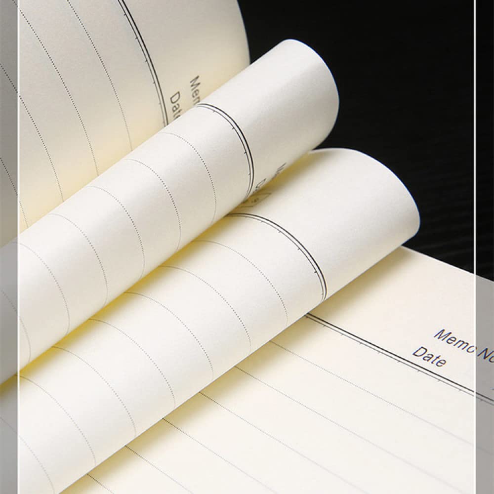 Quaderno per riunioni di lavoro super spesso A5 per scrivere appunti in una classe universitaria o in una riunione Quaderno per ufficio di amministrazione aziendale, blu, 2 pezzi