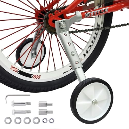 Image of Little World Bike Adjustable Stabilizer Training Wheels for 20 Inch Bike