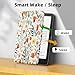 Famavala Case for 7“ Amazon Kindle Paperwhite/Signature Edition (12th Generation, 2024 Release) and Kindle Colorsoft Signature Edition (1st Gen),Shell Cover with Auto Wake/Sleep (Blossoms)