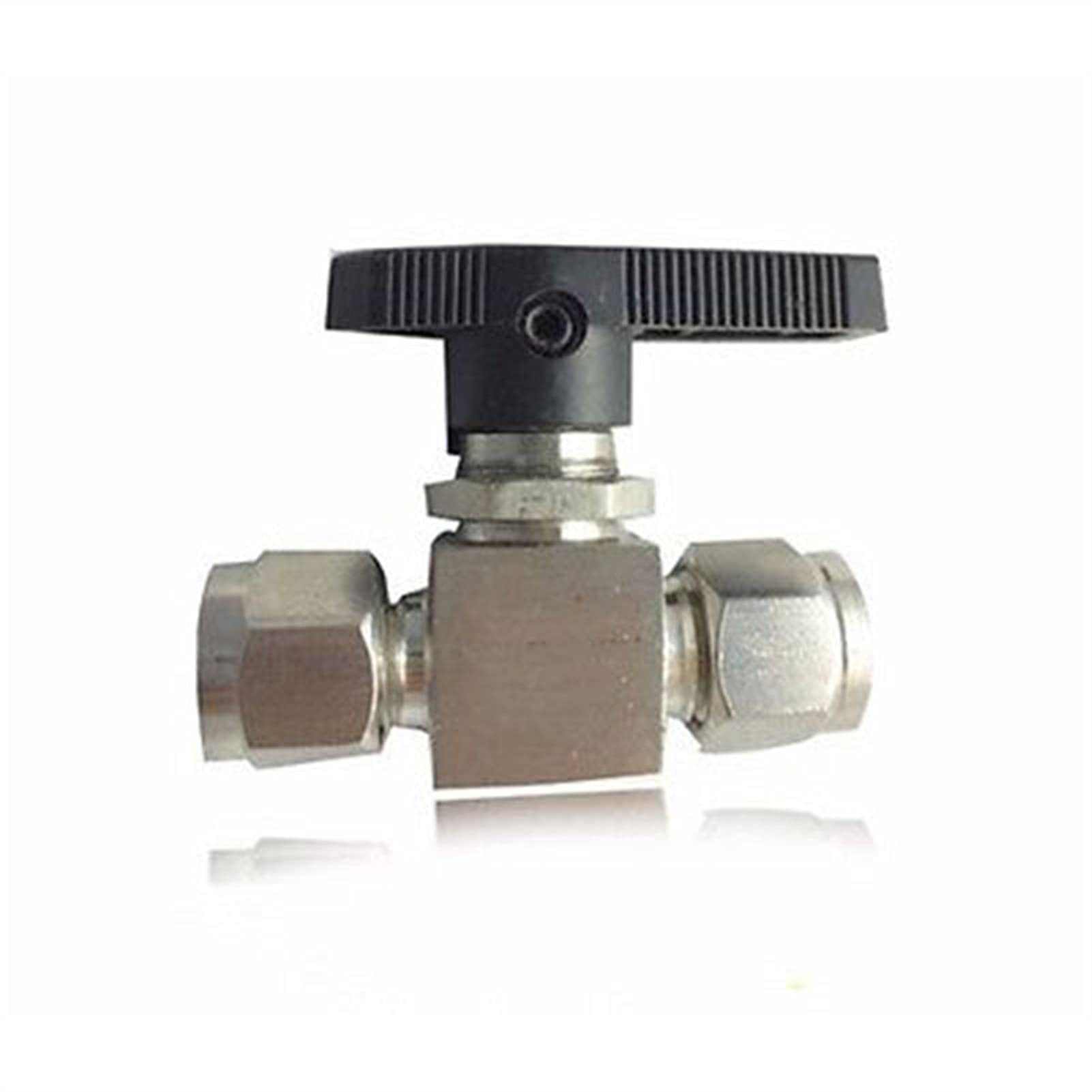 SS304 Stainless Steel Compression Fitting Shut Off Ball Valve Fit for 20mm