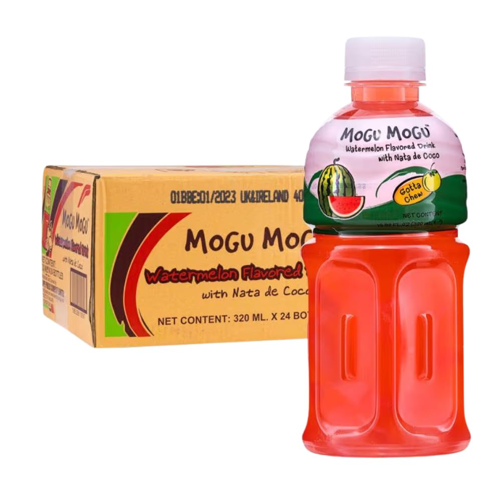 Mogu Mogu Watermelon Flavoured Drink with NATA de Coco - 24 x 320ml
