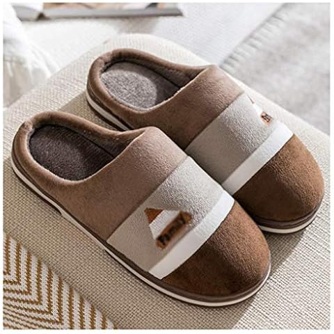 Woman Slippers Cotton Slippers Male Winter Home Indoor Couple Warmth Thick-soled Slippers Home Autumn and Winter Slip Cover