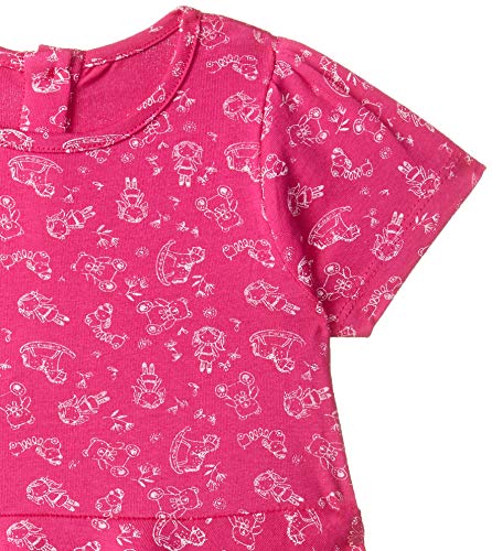 Image of miniklub Girls Navy Blue Printed A-Line Dress
