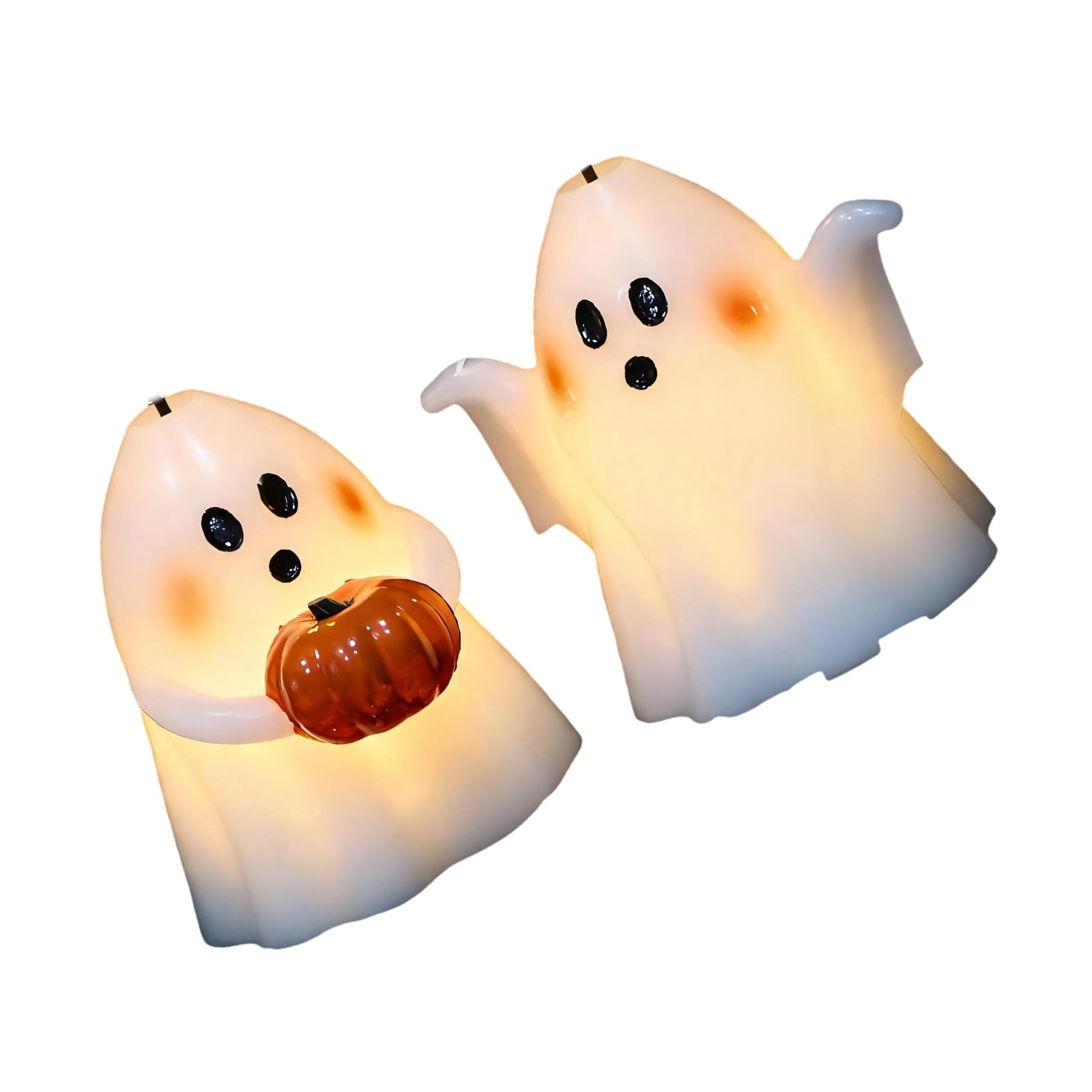 Piceioep C Mantel Holiday Light Decor Set With Flameless Warm Glow For Halloween Shelf Table Window Display, Indoor Accent Halloween Flameless Set Warm Glow Tabletop Mantel Shelf Window Display Indoor