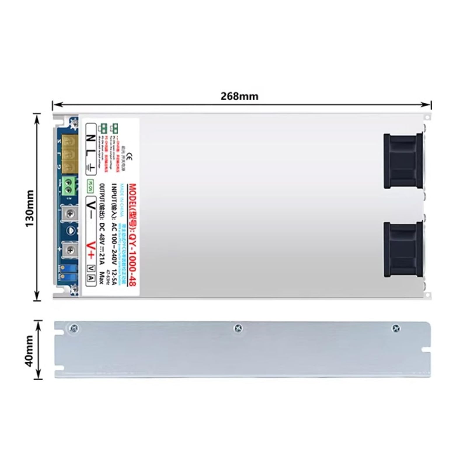 Alimentatore switching ad alta efficienza da 1000 W 1200 W con PFC