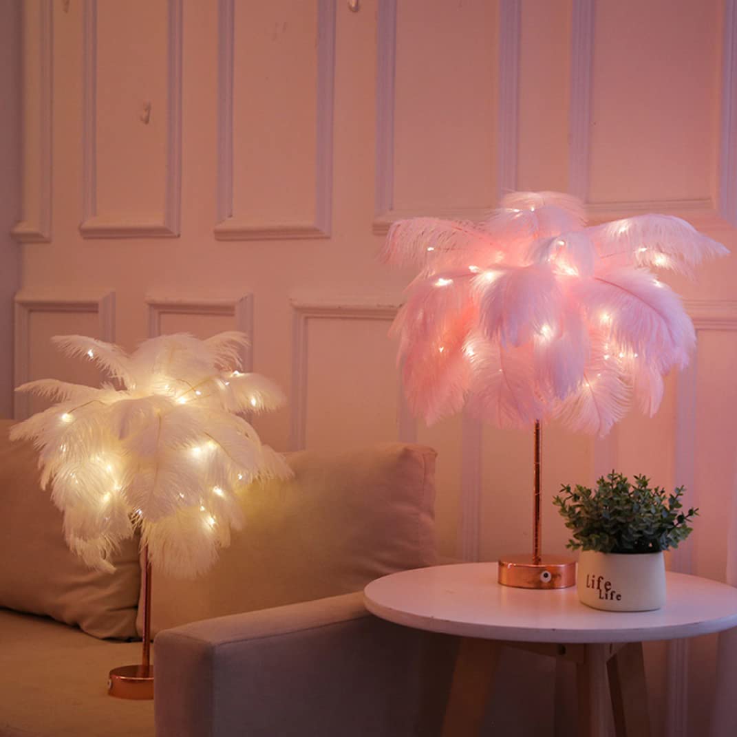 Luce notturna a LED ricaricabile tramite USB, alimentazione a batteria con telecomando, decorazione per casa, camera da letto, comodino, matrimonio, rosa
