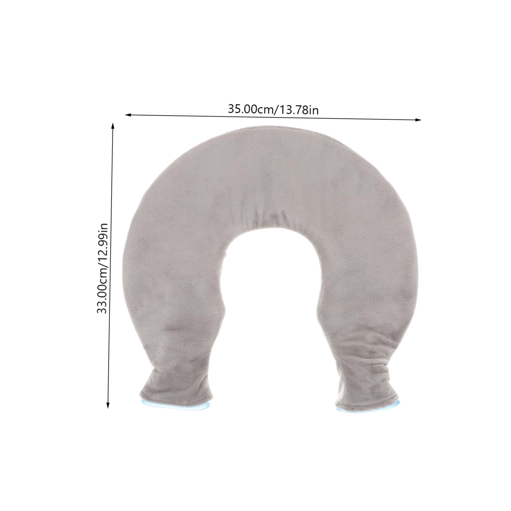 Homoyoyo Borsa per Impacchi Freddi e Caldi a U in Pvc Trasparente, Set, Design Ergonomico per Collo e Spalle, Riutilizzabile, Lenitiva per Dolori Muscolari e Articolari, Portatile per Uso