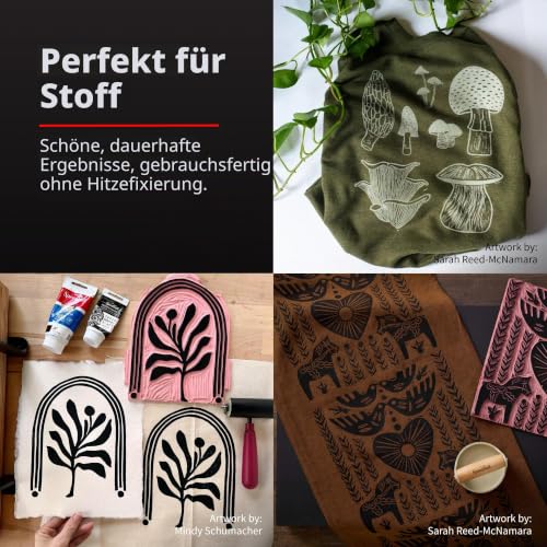 150cc (5 oz.) Fabric Block Printing Ink Black