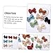 Totority 7pcs Boy Girl Bowknot Hair Clips Lightweight Decorative Hair Accessories for Girls Easy to Use Safe for All-day Wear for Toddlers and Teens