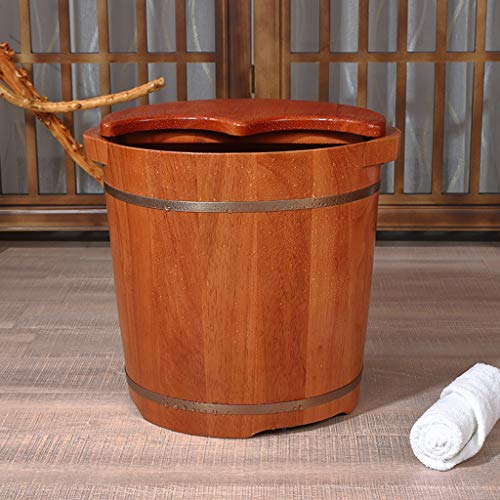 Spa de pies diseño moderno color marrón madera 36 cm miniatura 2