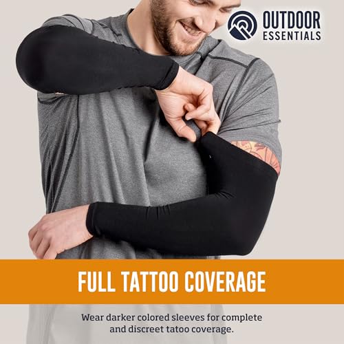 Image of UV Sun Protection Arm Sleeves - UPF 50 Cooling Compression Sleeves for Men & Women - Arm Cover /Protector for Basketball, Voleyball, Golf, Baseball, Football, Running, Cycling & Other Outdoor Sports
