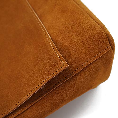 DieffematicDJB Bauchtasche Damen Damen Leder lässig Schultertasche Damen niedlich Casual Wildleder Tassel Fringe Music Festival Messenger Bag